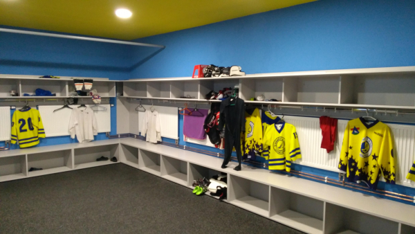 Rekonstrukce kabiny na zimním stadionu Náměšť n. O.